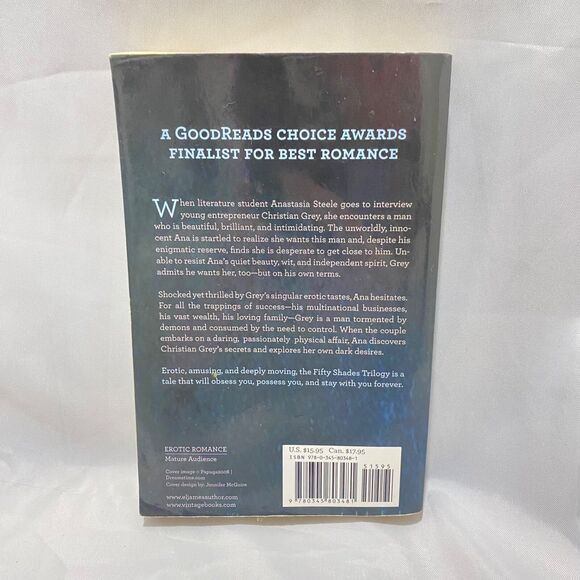 Fifty Shades Of Grey Book One of the Fifty Set Paperback By E L James - Picture 8 of 8